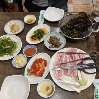 우이동 생삼겹살